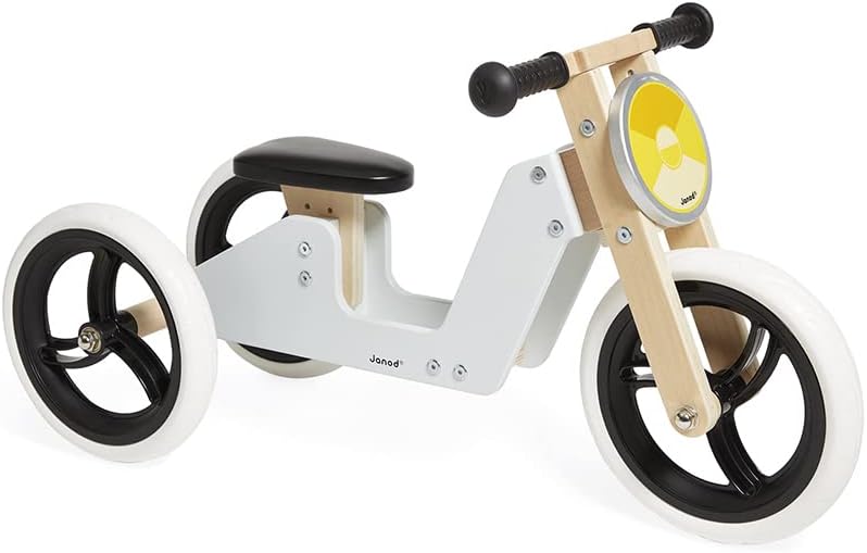 Triciclo evolutivo de madera 2 en 1