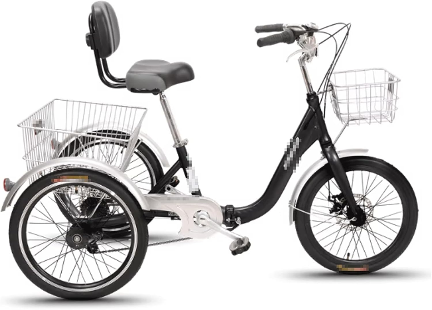 Triciclo Plegable Black con Cambio de 7 Velocidades