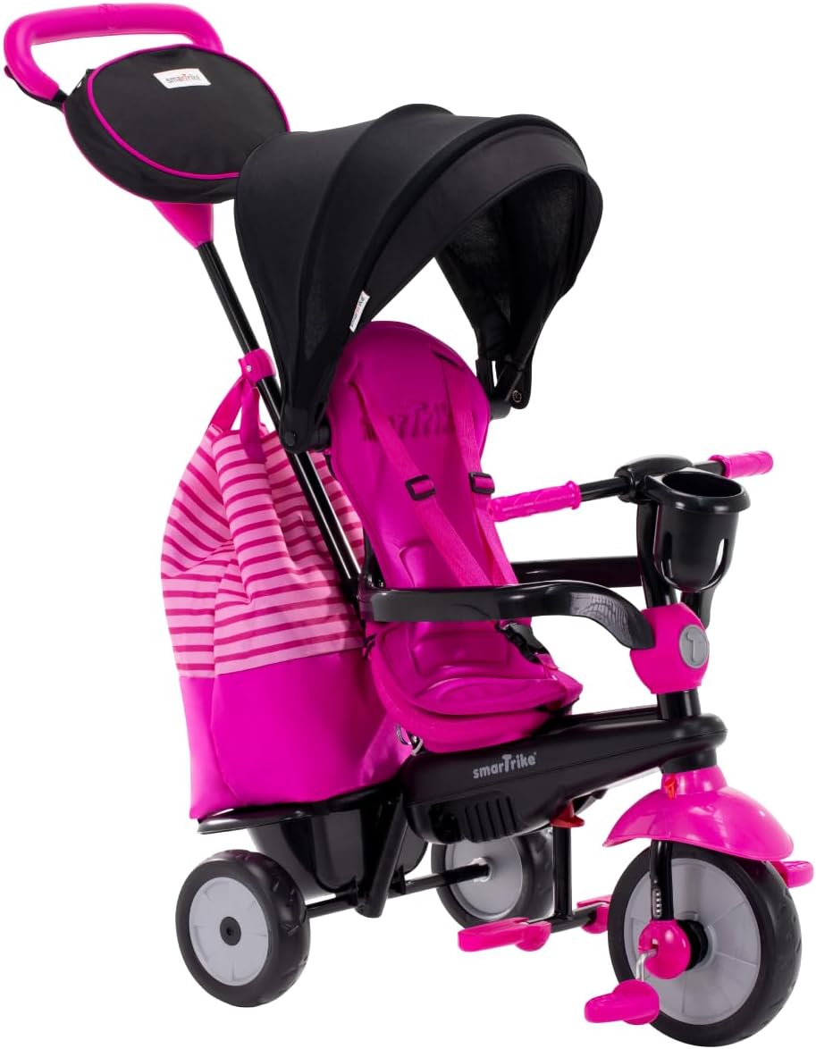 smarTrike Triciclo 4 en 1 Rosa para Niños