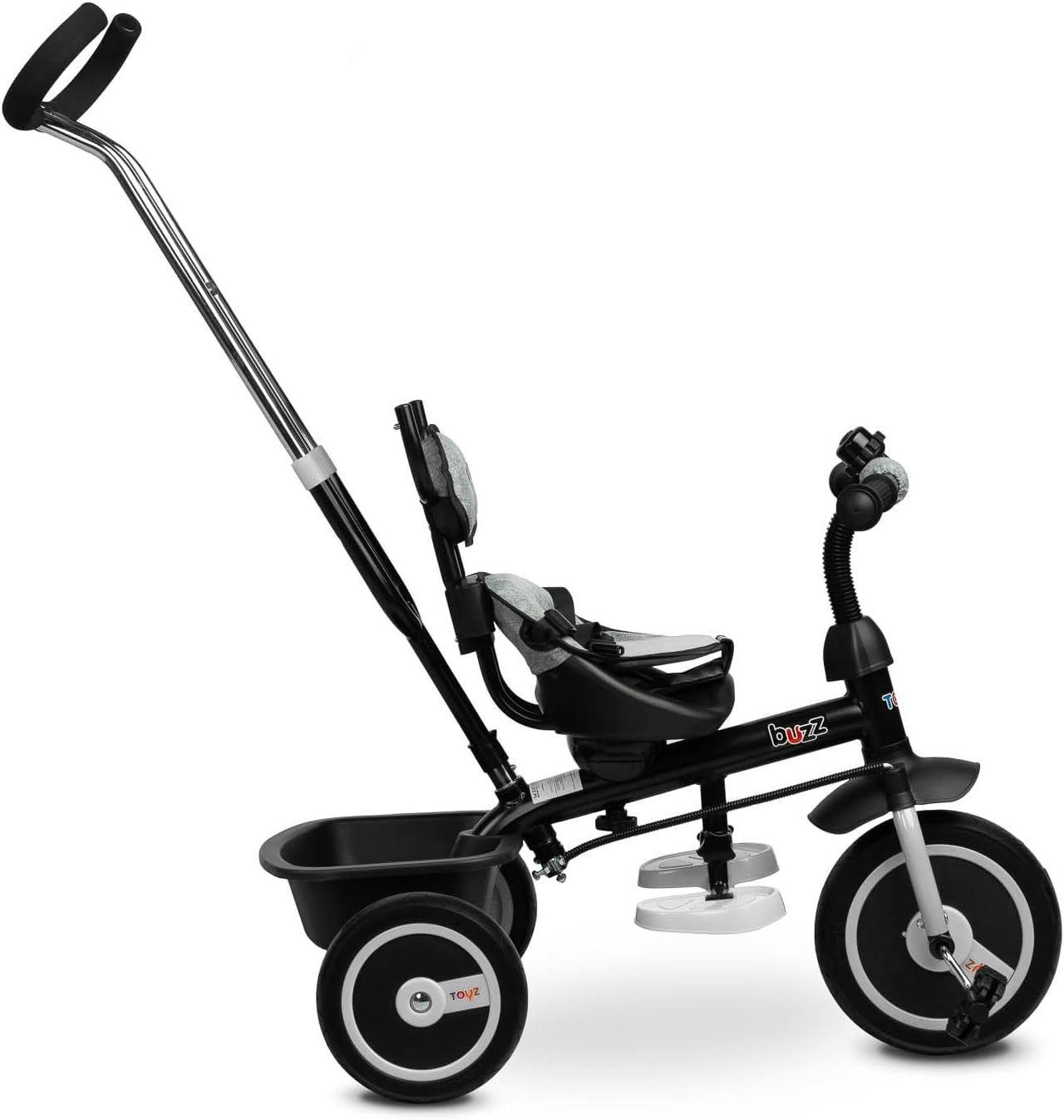 Toyz Buzz Triciclo y Cochecito 2 en 1 - Color Gris - Imagen 7