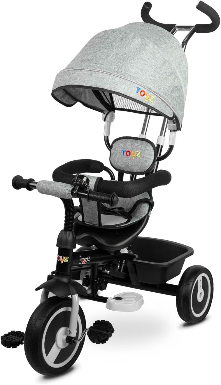 Toyz Buzz Triciclo y Cochecito 2 en 1 - Color Gris