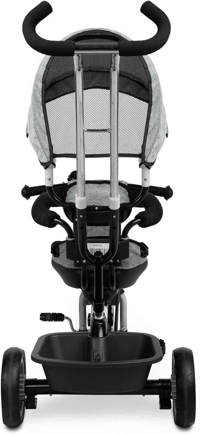 Toyz Buzz Triciclo y Cochecito 2 en 1 - Color Gris - Imagen 4