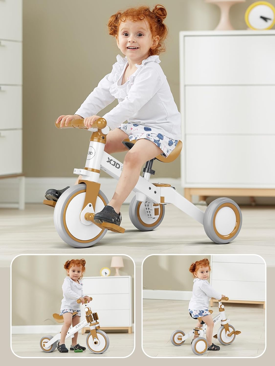 XJD Triciclo Evolutivo 3 en 1 para Niños de 1-3 Años - Imagen 4