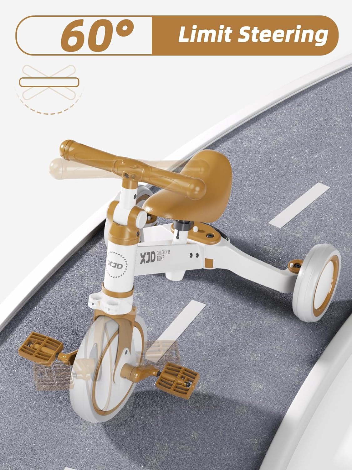 XJD Triciclo Evolutivo 3 en 1 para Niños de 1-3 Años - Imagen 7